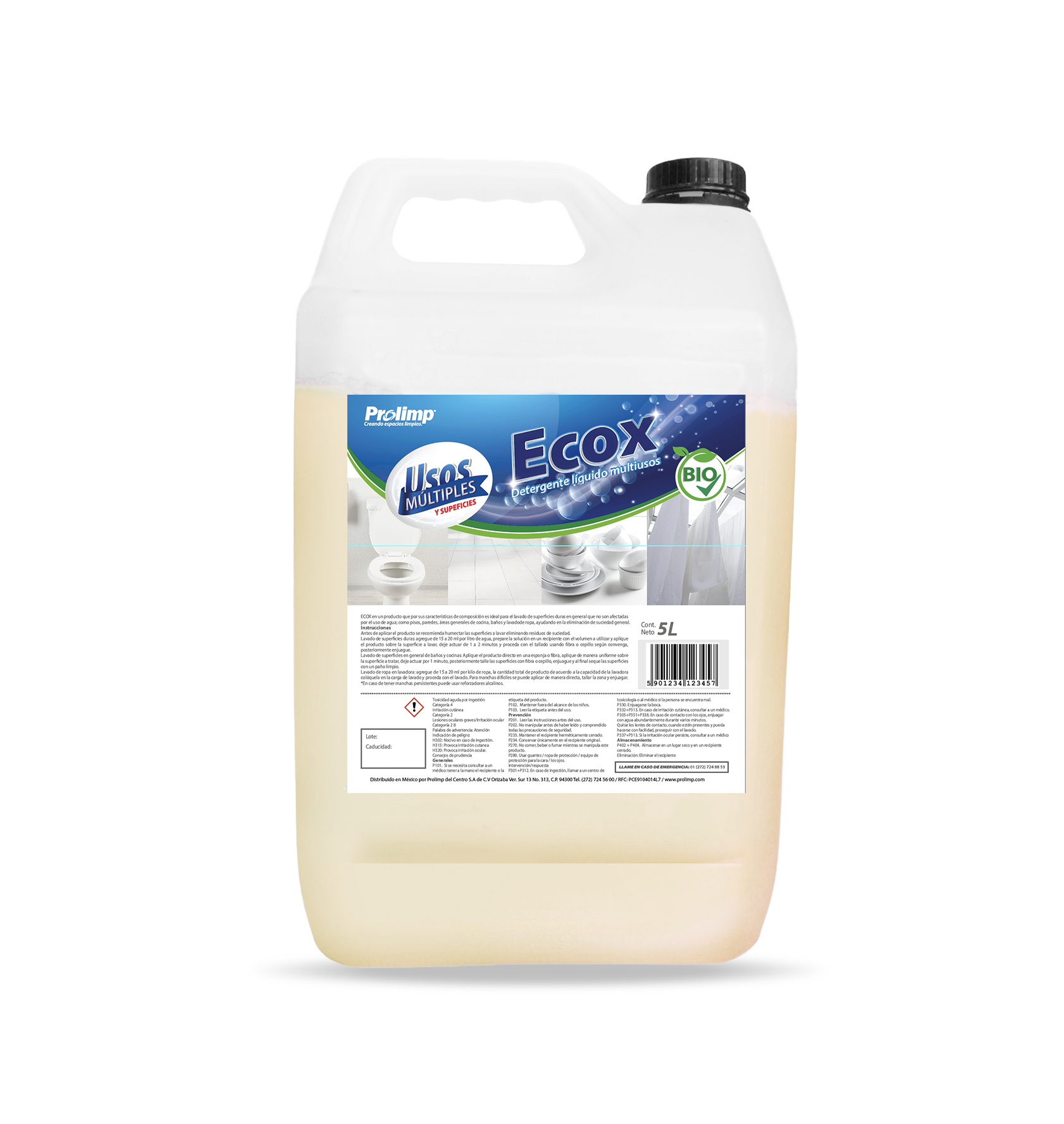 Ecox. 5L Detergente líquido